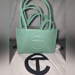 Telfar Mint Green Mini Shopping Bag